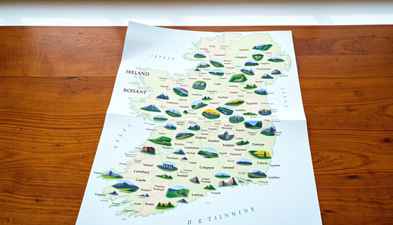 County Map of Ireland: 32 Counties by Size, Safety & Scenery